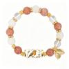 with Pendant Hummingbird Bracelet Elastic Beaded Bracelet Metal Tube Crystal Bracelet  Party Favors
