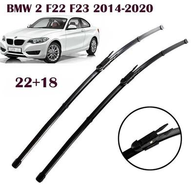 22"+18" Frameless Front Wiper Blades for BMW 2 Series F22 F23, 3 Series F30, 4 Series F32, X1 F48, 1 Series F20
