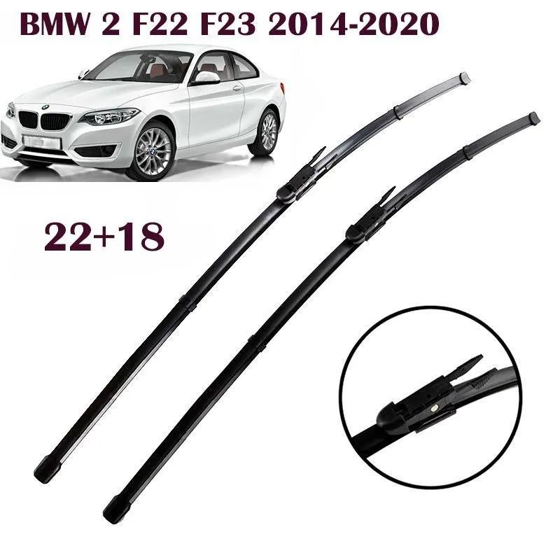 22"+18" Beam Wiper Blades for 2 Series F22/F23/F44/F45/F46/F87 M2 2014-2025, All-Weather OEM Replacement Wipers