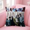 Maple Design Cushion Cover Happy Autumn Harvest Decor Holiday Decorati Pillow Cover Band LLinkin From Logo PPark