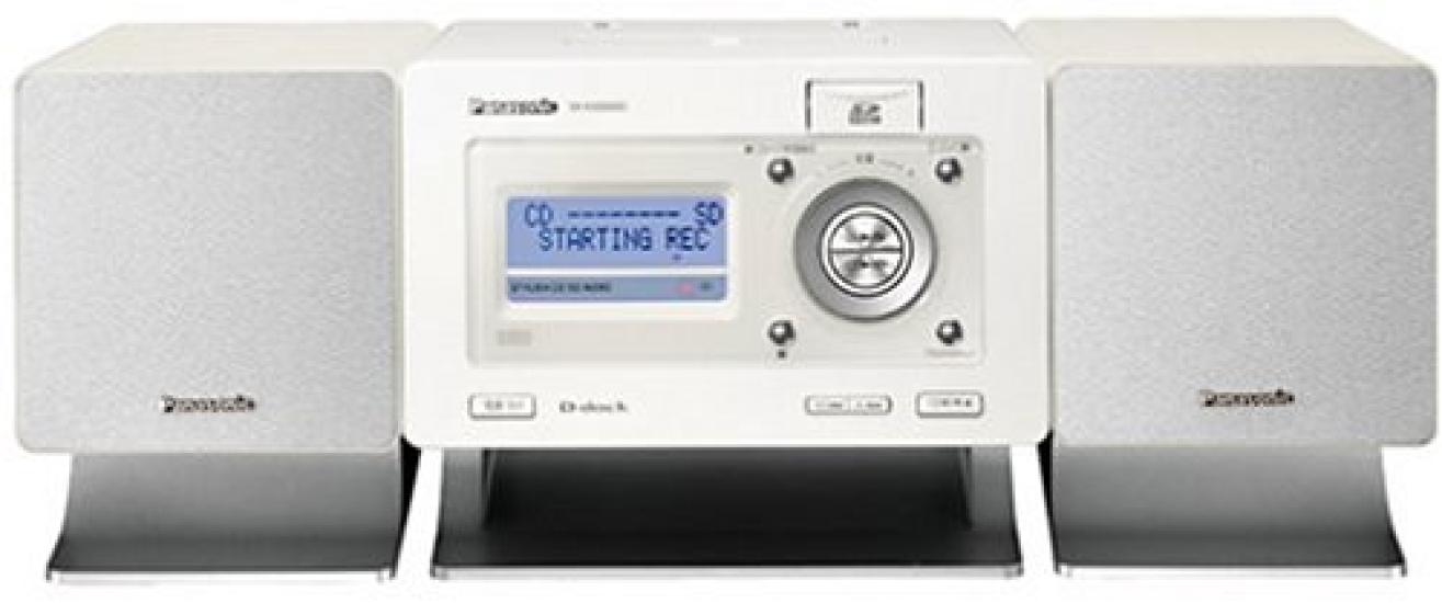 

Стереосистема Panasonic SD біла SC-NS550SD-W білий