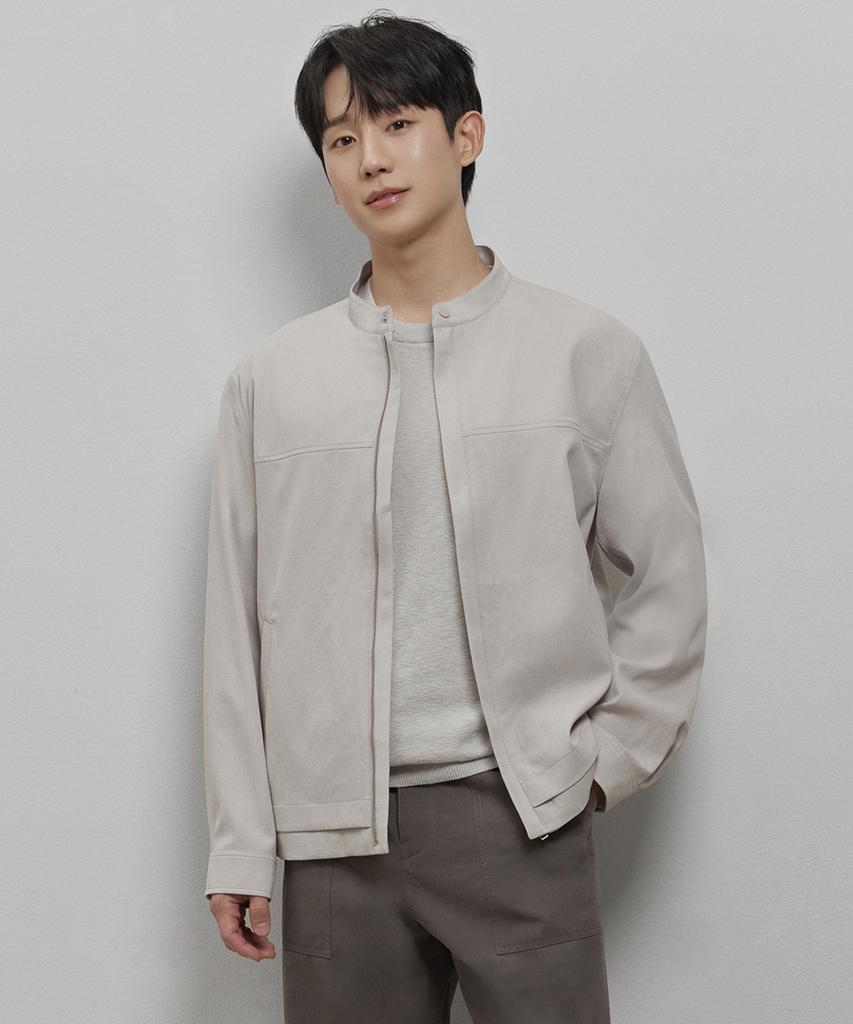 Mindbridge Stand Collar Trucker Jacket - 2 Colors