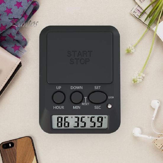 Learning Timer for Studying Countdown Date Timer Beep Light Timer Clock Multi-Function Electronic Clock Timers Cute Digital Timer for Gym Break Time