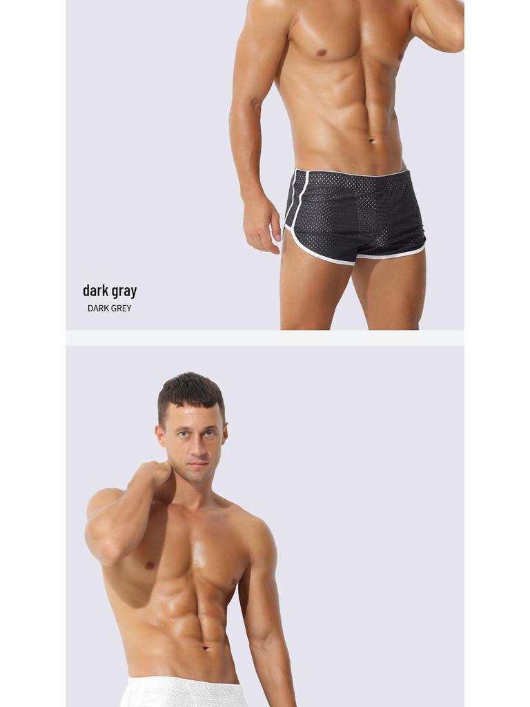 Men's Ice Silk Boxer Shorts - Summer Trend for Teens and Boys, Loose Fit