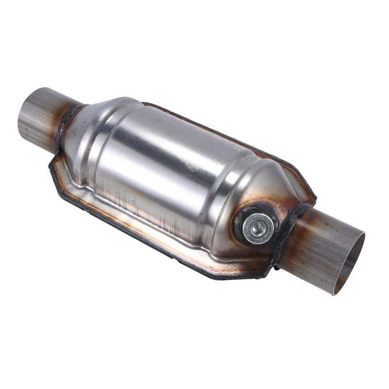 A20F-Universal Catalytic Converter 400 Cells High Flow Muffler Catalytic Converter Euro 1 Round Stainless Steel