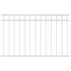ASSEN Fence Panel White 170 X 80 Cm Steel