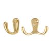 European Style Gold Wall-Mounted All-Copper Clothes & Hat Hook for Entryway, Bathroom, and Kitchen
