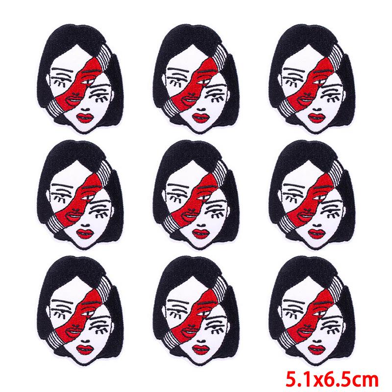 10 unids/lote, venta al por mayor, parche bordado, parches para planchar para ropa, parches para ropa, chaquetas, apliques de decoración, suministros para coser
