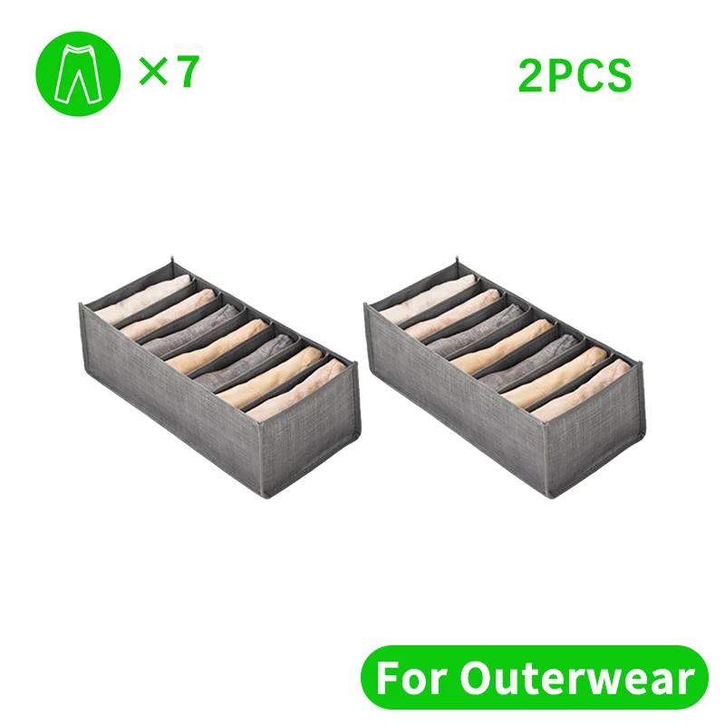 Closets Clothes Organizer Pants Jeans Storage Box Cabinet Organizer Drawers Underwear Socks T-Shirt Wardrobe Storage Organizers
