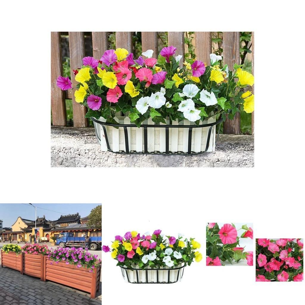 Artificial 35cm Morning Glory Flower Silk Petunia Vine Wall Home Decor