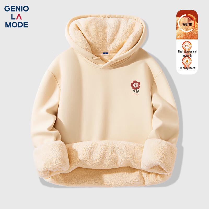 GENIOLAMODE Men's Heavyweight Fleece Lined Hoodie