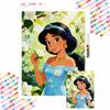 Jasmine Princess Floral Garden Diamond Painting Mosaic Diamond Art Painting Kit Handmade Diy Home Decoration