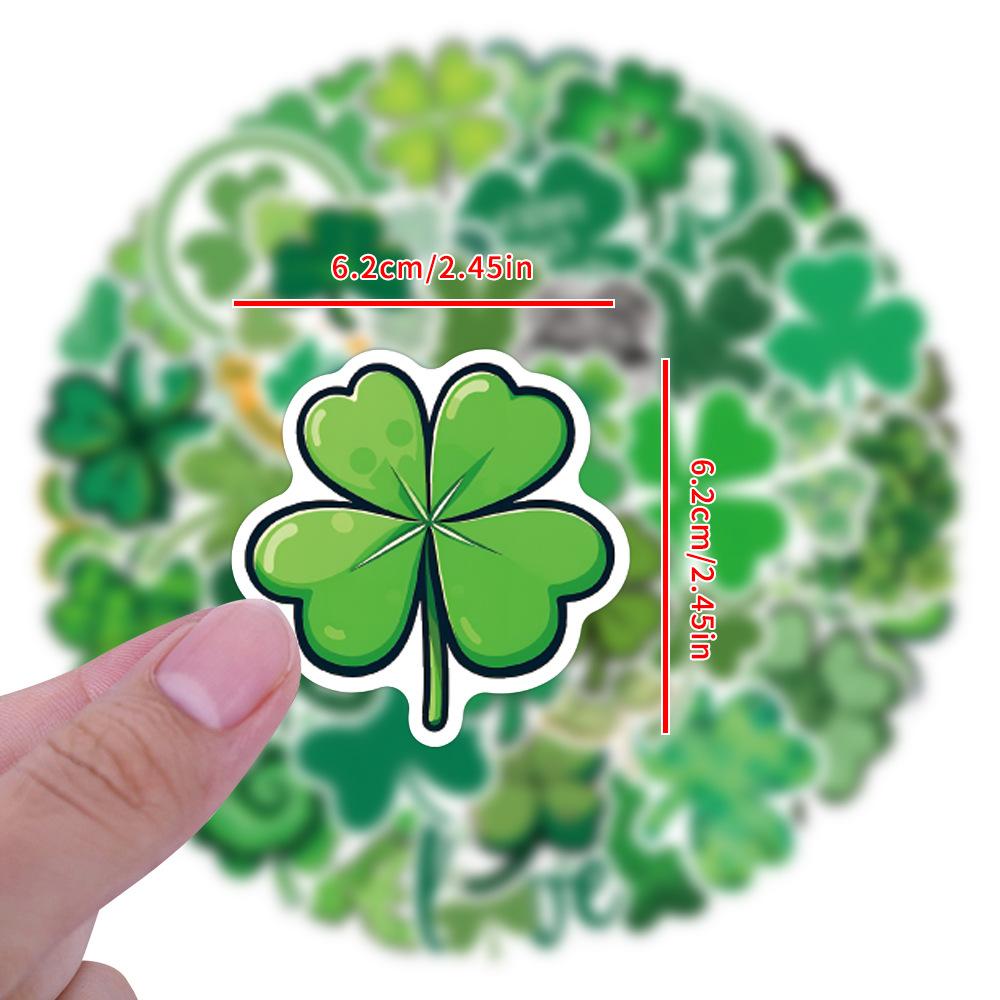 55 St. Patrick Kleeblatt Kruste Graffiti Aufkleber Dekorativer Roller Laptop DIY Aufkleber