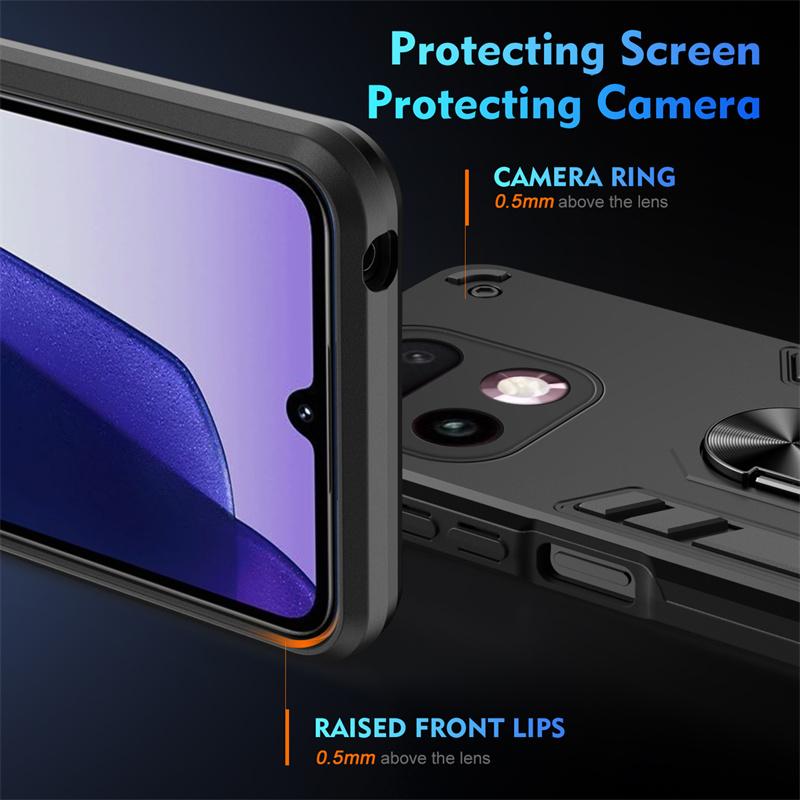 Military Grade Case for Realme 16 Pro Pro+ Plus 5G Protective Cover Shockproof Ring Stand Holder Fundas Coque