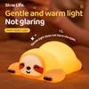Silikon Weiches Faultier Nachtlicht USB Wiederaufladbar Touch Control Dimmbar Nachttischlampe für Kinderzimmer Kinder Babys Geschenk Dekor