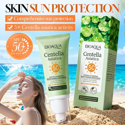 Centella Asiatica Sunscreen SPF50 PA+++ Moisturizing Hydrating UV Protection Face Sun Cream 50g