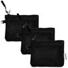 Mesh Travel Makeup Bag for Women Portable Mini Cosmetic Pouch Double Layer Zipper Multi-purpose Coin Purse Credit Card Holder