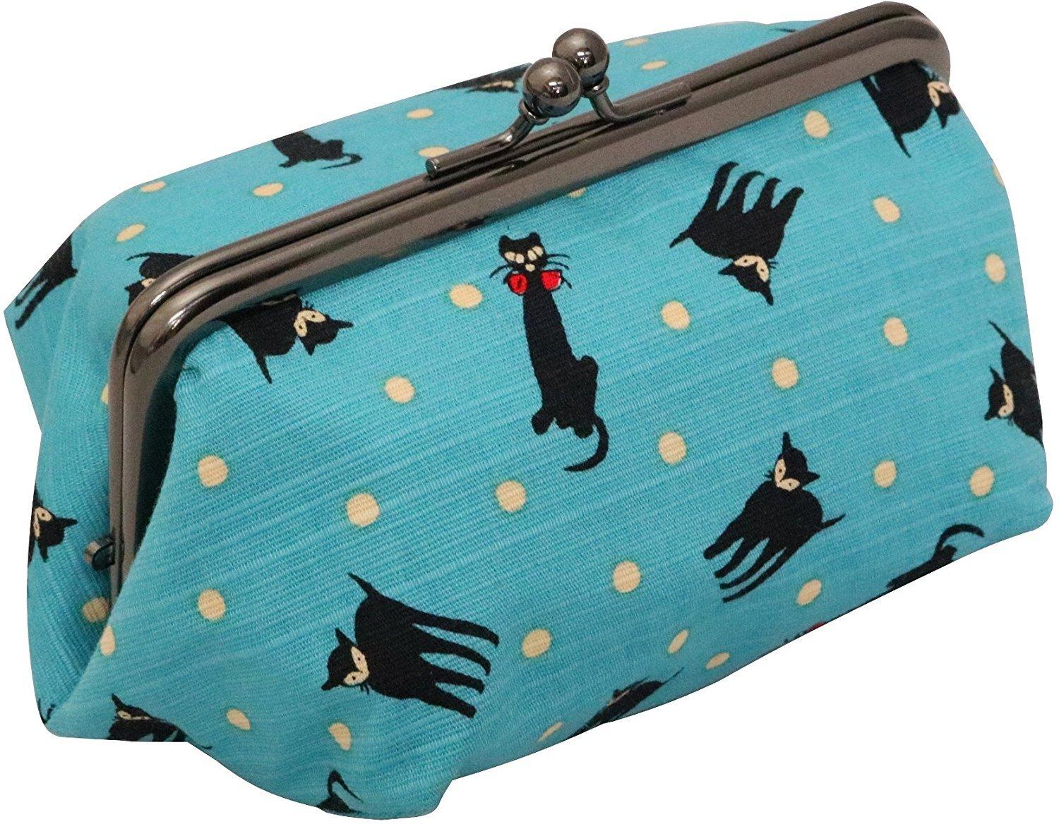 

Made in Cosmetic Cat Cosmetic Yumeji Black Cat Kyosuke, Japan, Pouch, Design, 100% Cotton, Pouch,