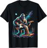 Guitar Sasquatch Bigfoot Rock Music Band Funny Sasquatch TShirt Unisex T-Shirt