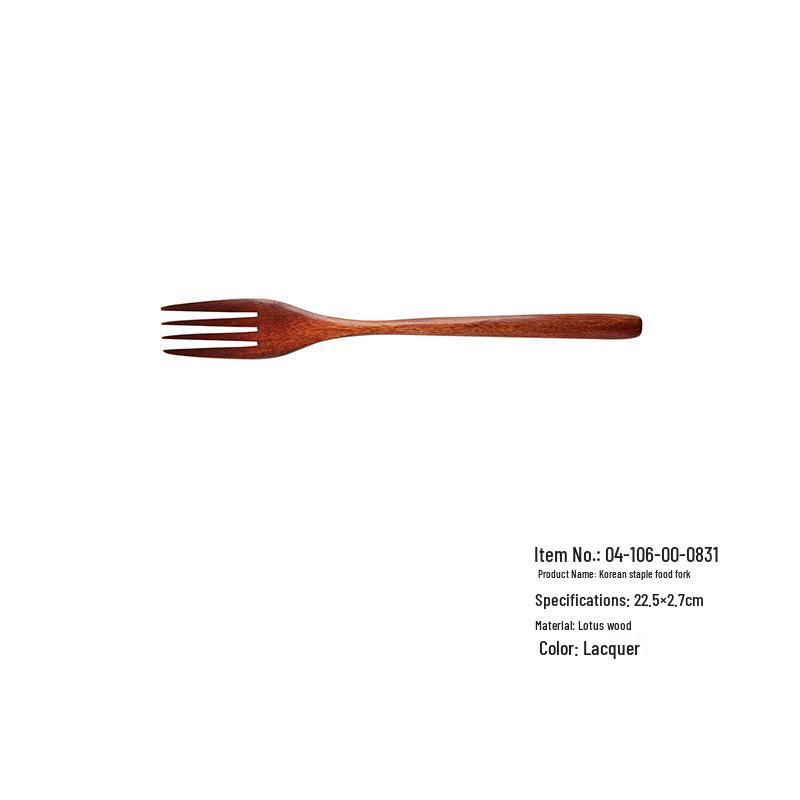 YFJY Drewniany Zestaw Sztućców: Grawerowalny widelec, łyżka, pałeczki z materiałowym woreczkiem - Idealne na wesela i do codziennego użytku