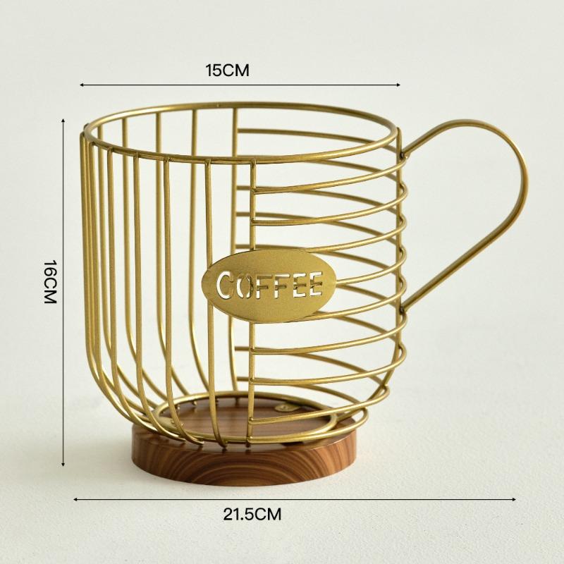 

Металлическая капсула для хранения кофеСиняя металлическая корзина для хранения большой вместимостиНастольная корзина для воды/фруктов золотой