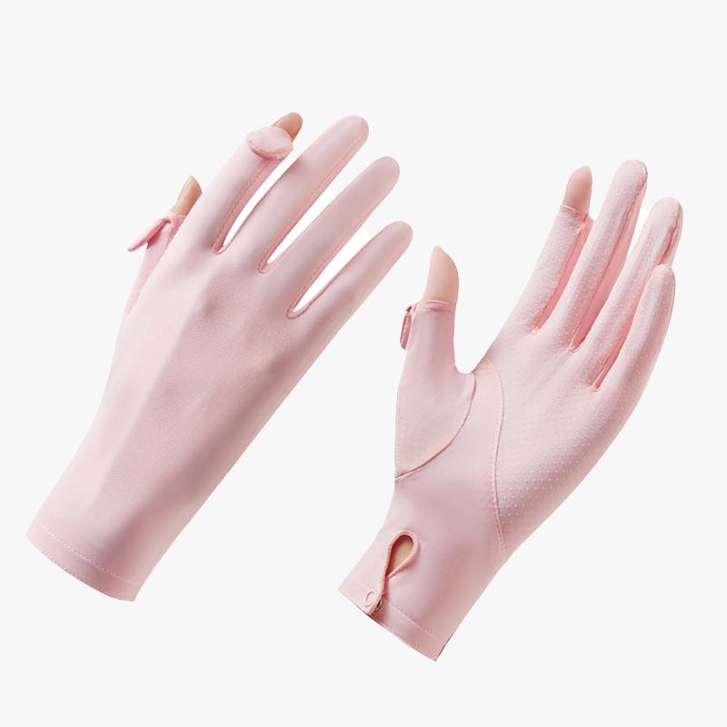 Sunscreen Gloves for Women with Ultraviolet Rays Summer Electric Car Anti Slip Thin Touch Screen Riding Sunscreen Gloves for Women