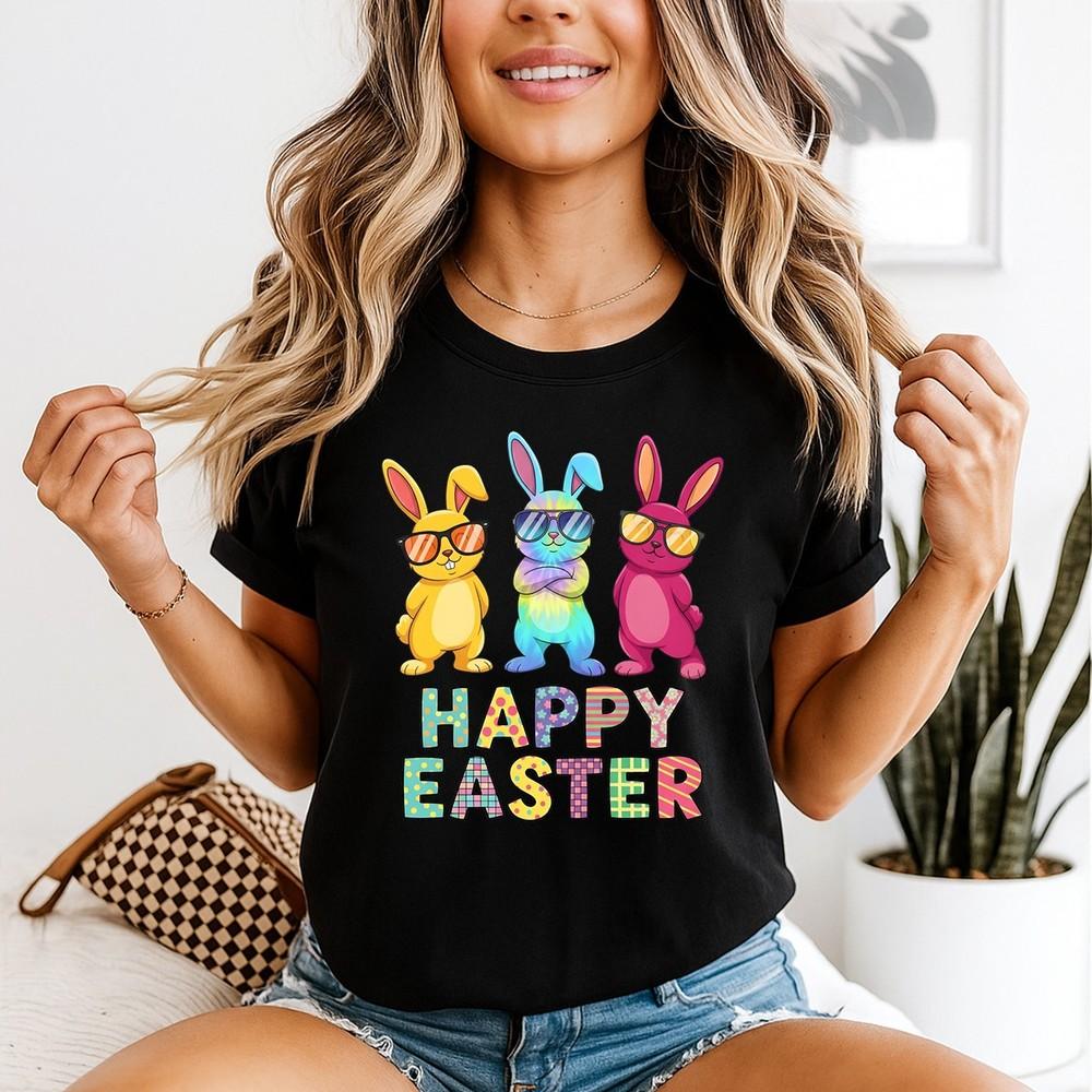 Funny Easter Bunny Cool Bunnies Happy Easter Unisexs Tshirt