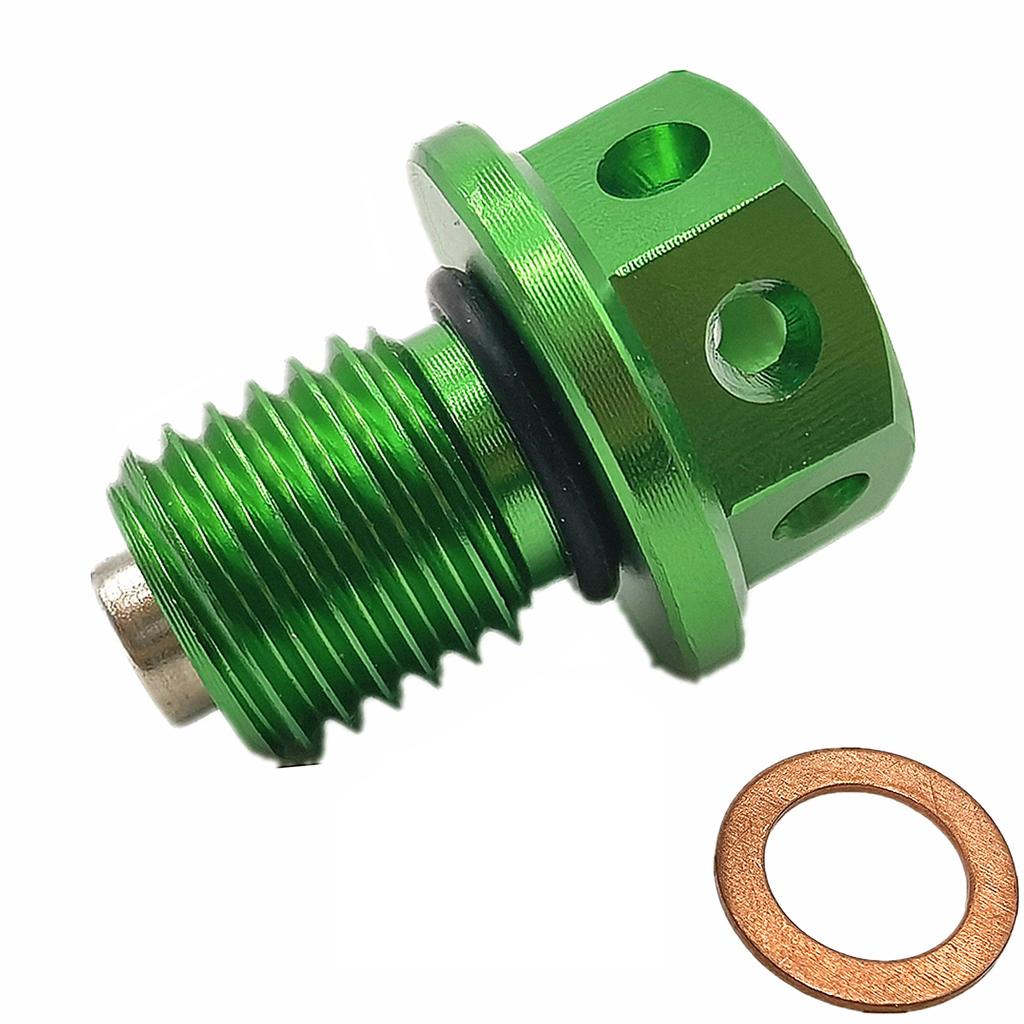 Magnetický CNC šroub vypouštěcí zátky oleje pro Kwasaki ER4N ER6N ER6F Z1000 Z650 Z250 Z750 Z800 ZR750 ZX6R 7R 10R ZX11 12R 14R KLX125
