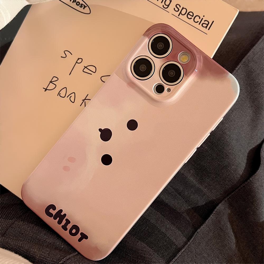 Big eyed puppy phone case for mobile phones 11/12/13/14/15