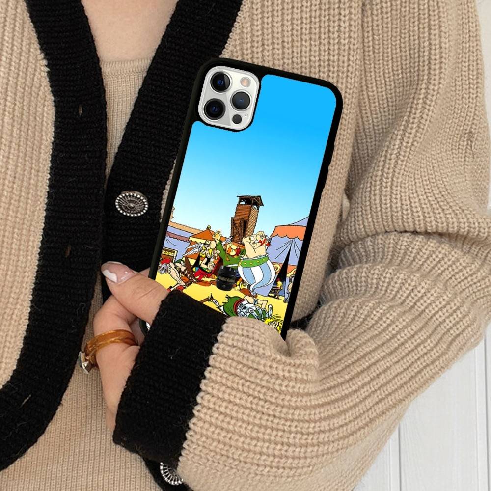 

A-Asterix Et O-Obelix M-Manga PC+TPU Protective Phone Case For IPhone 17 16 Pro Max 15 Plus 14 13 12 11 Cover iPhone 14