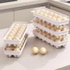 Stackable Egg Storage Holder Space-Saving Fridge Egg Organizer Refrigerator Egg Tray  Home
