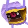 Marimo Craft Funny Face Series Mini Tote Bag for Purple Kids, MCPH-164,