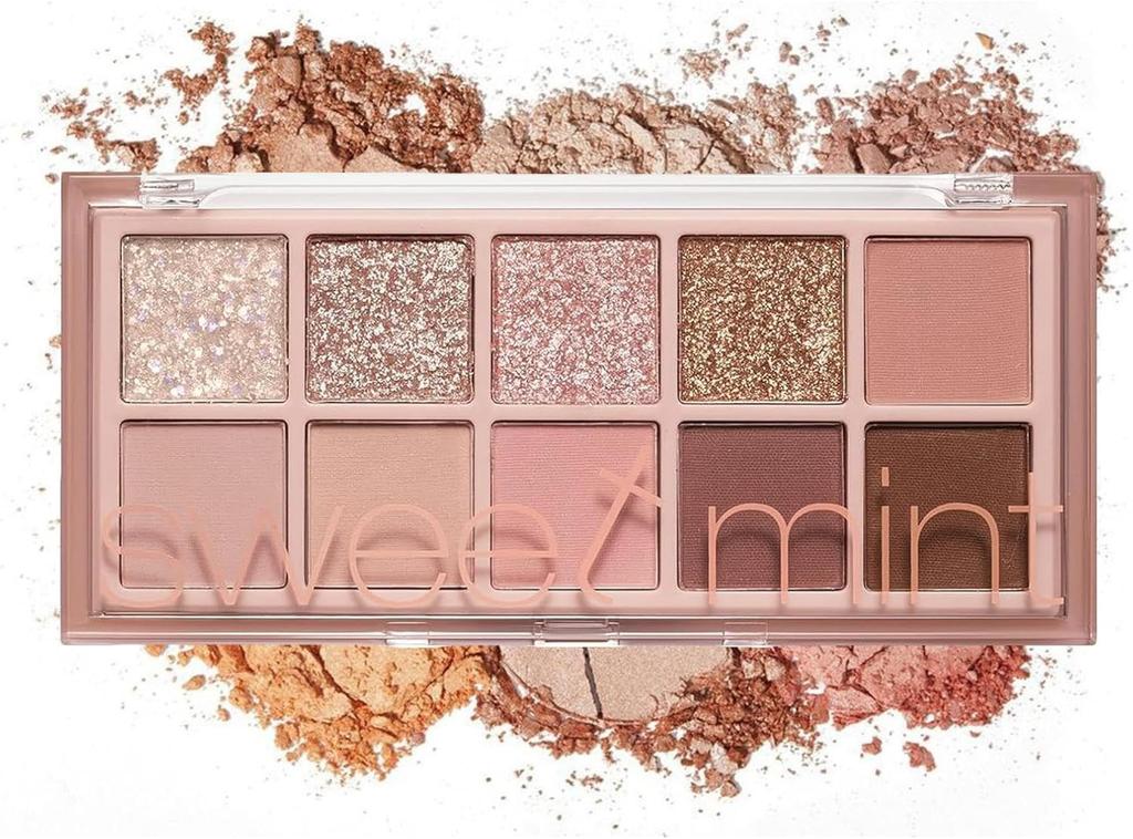 Eyeshadow and Subtle Unique Powder Amazing Eye Perfect for Everyday Create Confident 10-color Palette, Pearl, Matte, Shimmer, Makeup, Makeup,