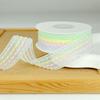 Spring Macaron Organza Ribbon - Semi-transparent Silk for Gift Wrapping, Floral Décor, and Baking Decoration