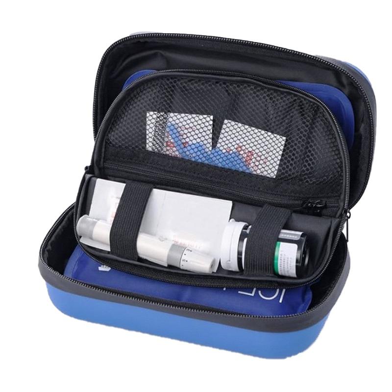 Insulin Cooler Travel Case Mini Insulin Cooler Bag Heat Insulation Temperature Display Medicine Diabetic Supplies Travel Case