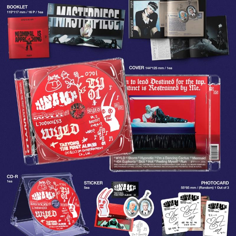 Taeyong Wyld 1. Album Jewel Case Version. 