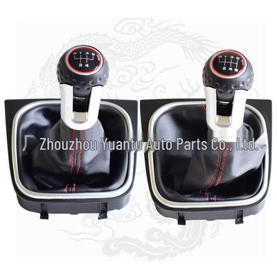 Compatible Gear Shift Knob for Volkswagen Golf 5/6 Jetta MK5/MK6 - Red Line Design