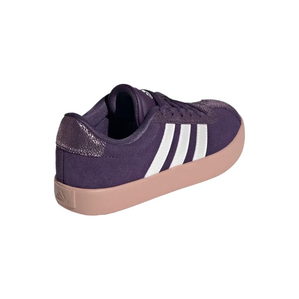 adidas VL Court 3.0 K Aurora Plum Kids Sneakers Purple Zero-Metalic Pink-Gum JS3485