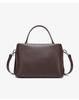 Women's Frosted Cowhide Large Capacity Crossbody Handbag - Autumn/Winter Fashion