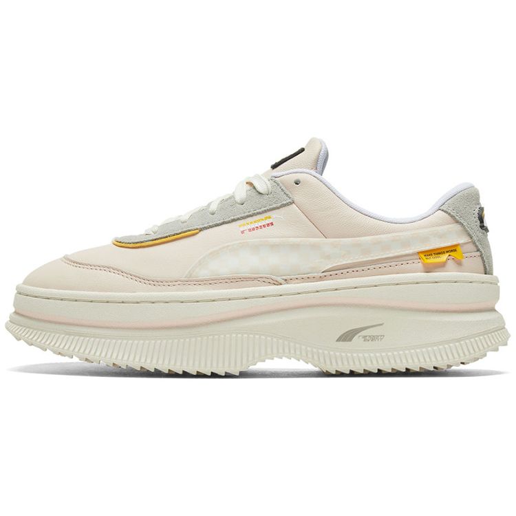 Puma Deva L Random Even Thick Sole Shock Absorption Low Top Skate Shoes Women Sneaker Bright-Pink 373457-01