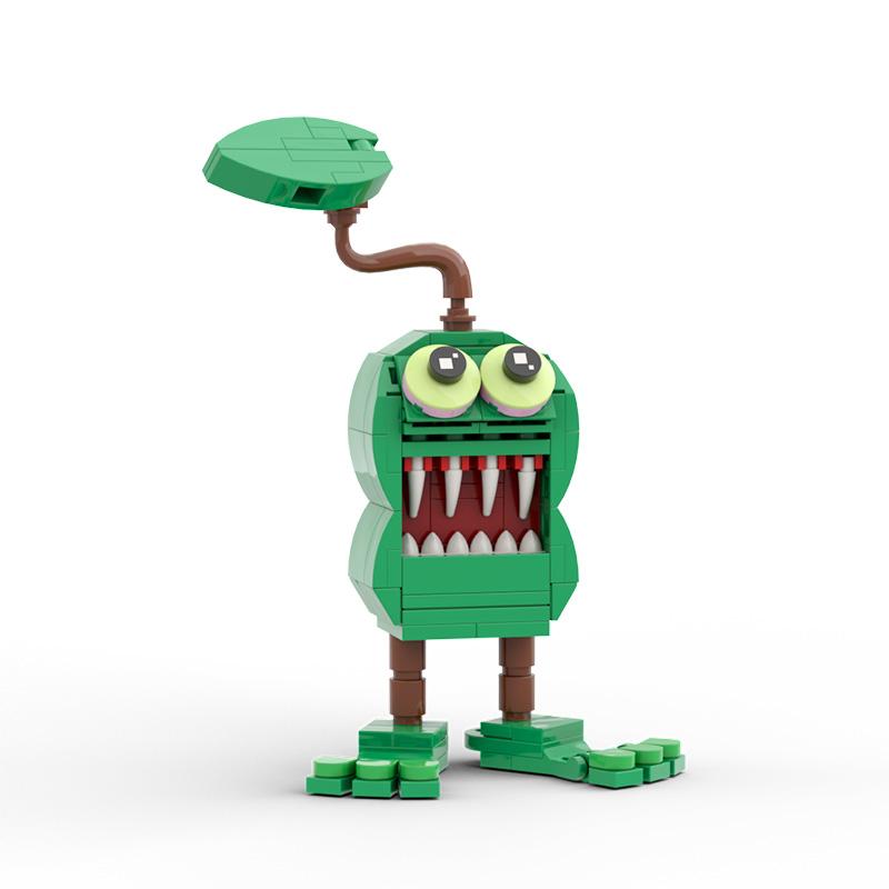 

BuildMoc My Singing Chorus Wubbox робот строительные блоки набор милые песни монстры фигурки кирпичи DIY игрушка для детей на день рождения 128PCS