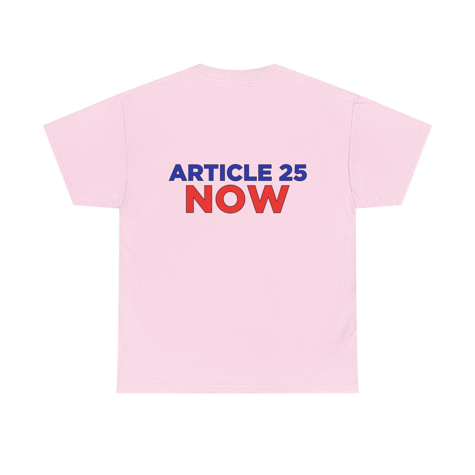 Article 25 Now - heavy Cotton T-Shirt L