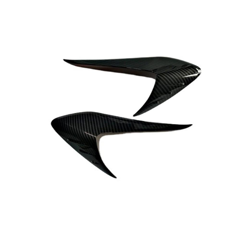 HyoLebi Kryt světlometů z uhlíkových vláken Dekorativní Odolné Příslušenství pro Díly Subaru XV řady GP, Odolné proti poškrábání, (2 kusy)