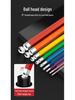 Colored Hex Key Set with Multifunctional 6-Point Screwdriver