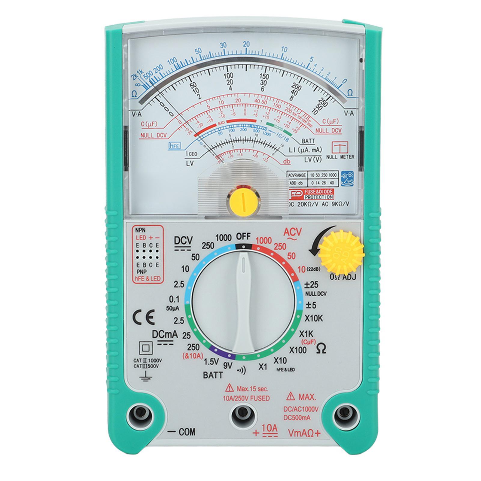 

Вказівник мультиметр вольтметр амперметр напруга струм ємність тестер метр для школи дому