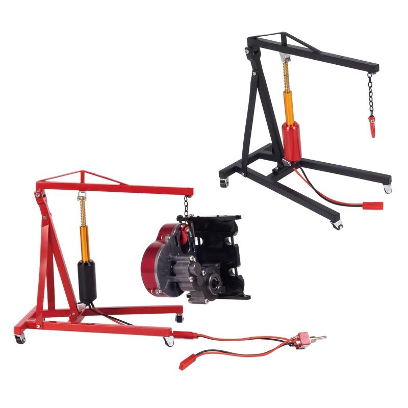 Simulation Model Fit for 1/10 Garage Series Decorations Ornaments Engine Engine Hanger Electric Crane Electric Jack Toy