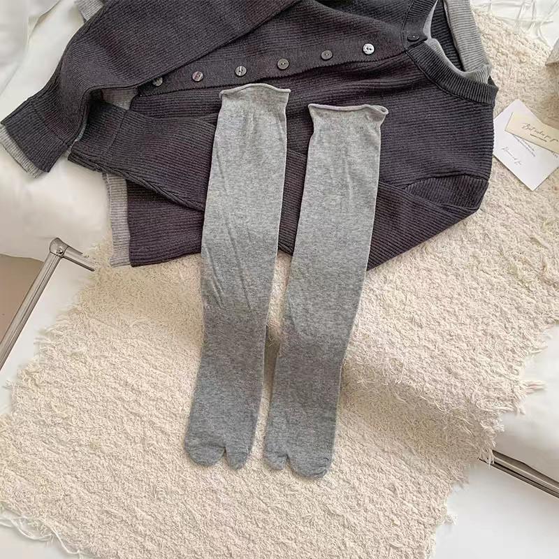 Geteilte Zehen-Socken - Leichte Knöchelsocken für Frühling/Sommer mit atmungsaktivem, gestapeltem Design im Ballett-Stil