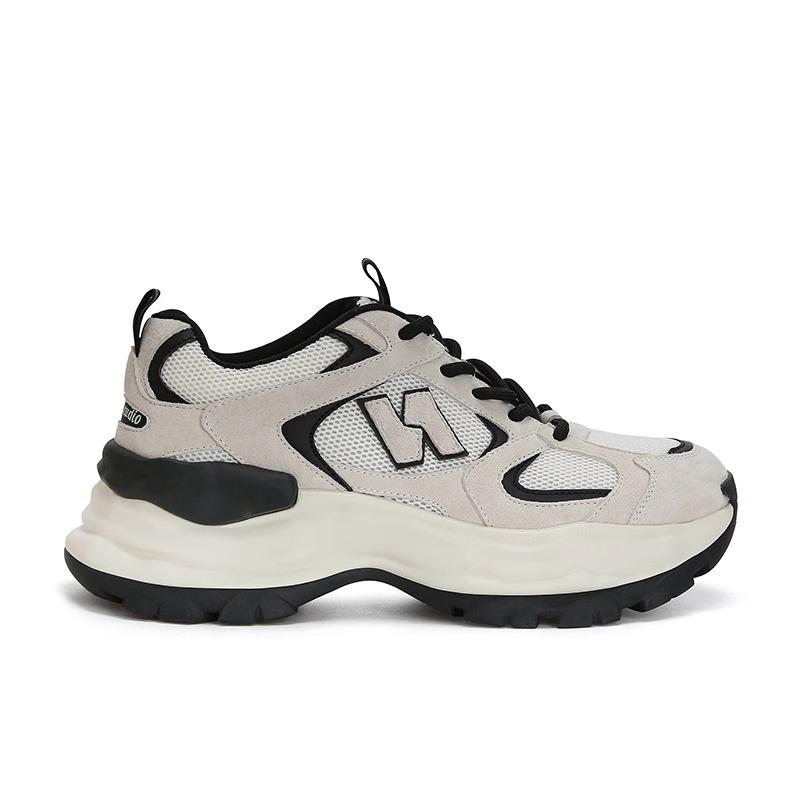 

Женские кроссовки-папы, Новые повседневные спортивные кроссовки на шнуровке с толстой подошвой 40 чёрный