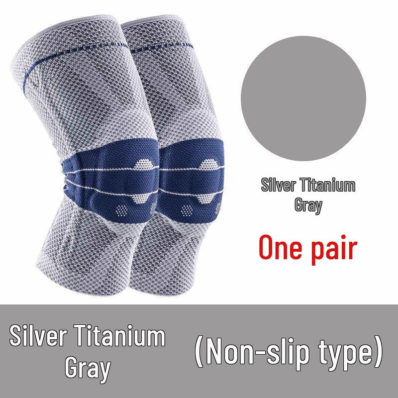 Bauerfeind Non-Slip Knee Support for Basketball, Running, and Meniscus Protection - 3D Design