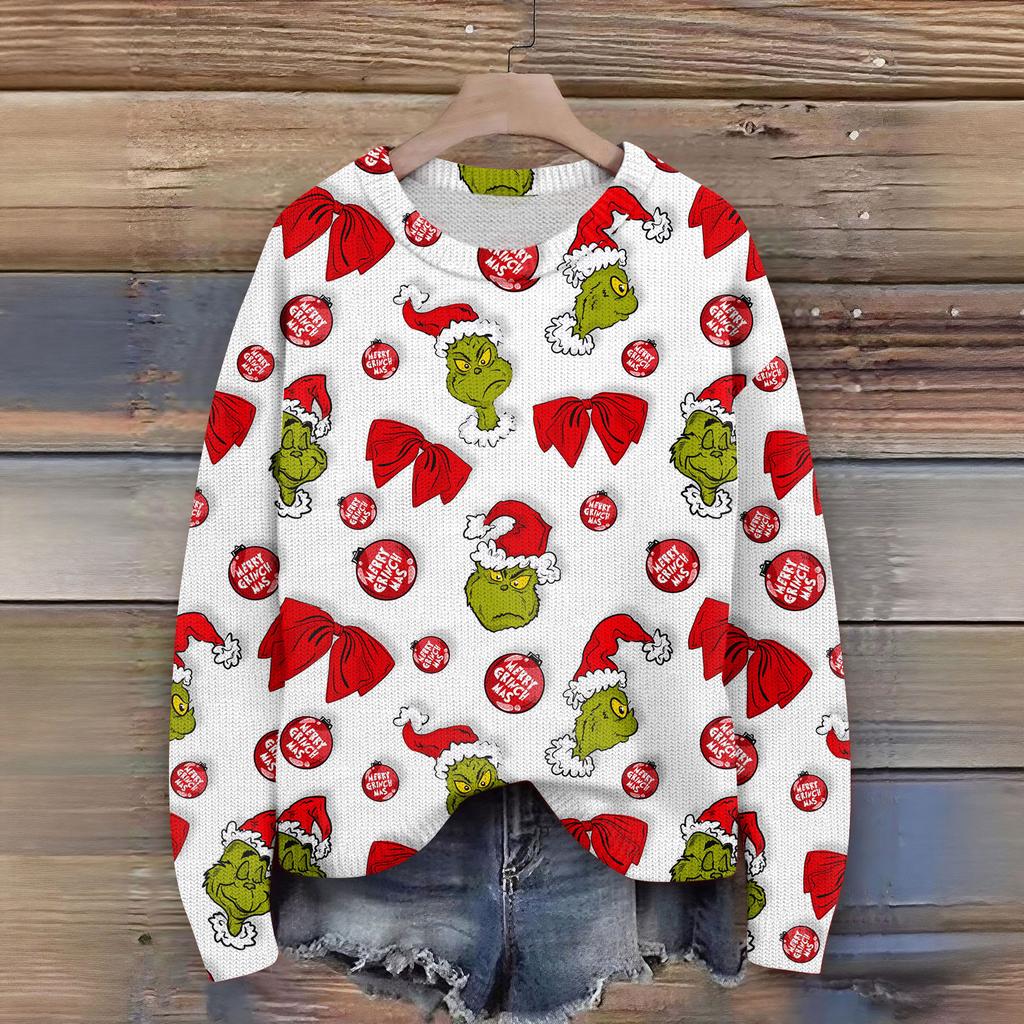 Women's Fashion Casual Long Sleeve Neck Sweater Pullover Top